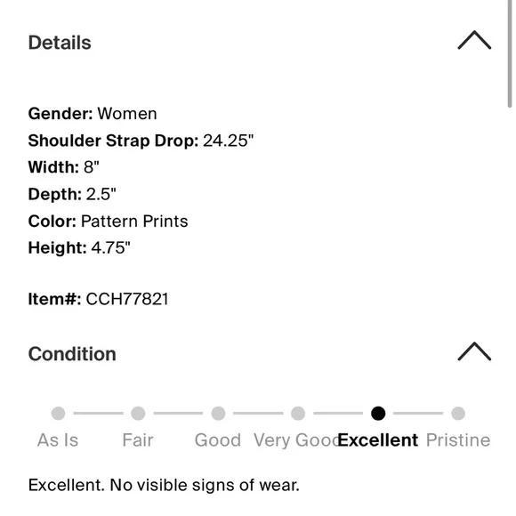 Coach Signature Beige and Blue Crossbody Bag - Picture 8 of 8